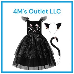 Black Cat Costume Girls
